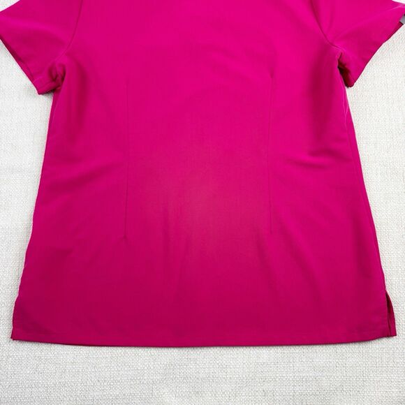Figs Catarina One Pocket Scrub Top Women's Small Ultra Rose Pink PO#2926 FW1000N - Picture 6 of 12